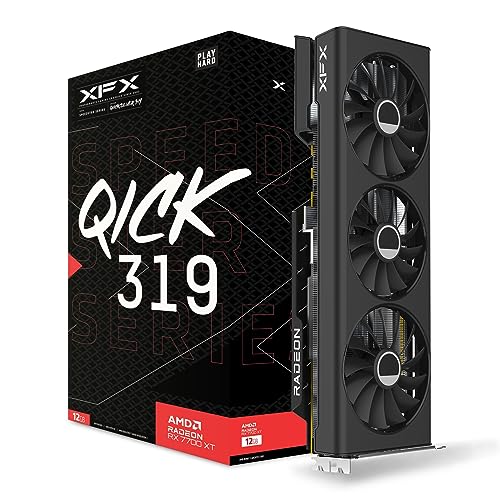 XFX Swift AMD Radeon RX 9060 XT OC Gaming Edition with 8GB GDDR6 HDMI 2xDP, AMD RDNA 4 RX 9060XT RX-96TSW8GBA