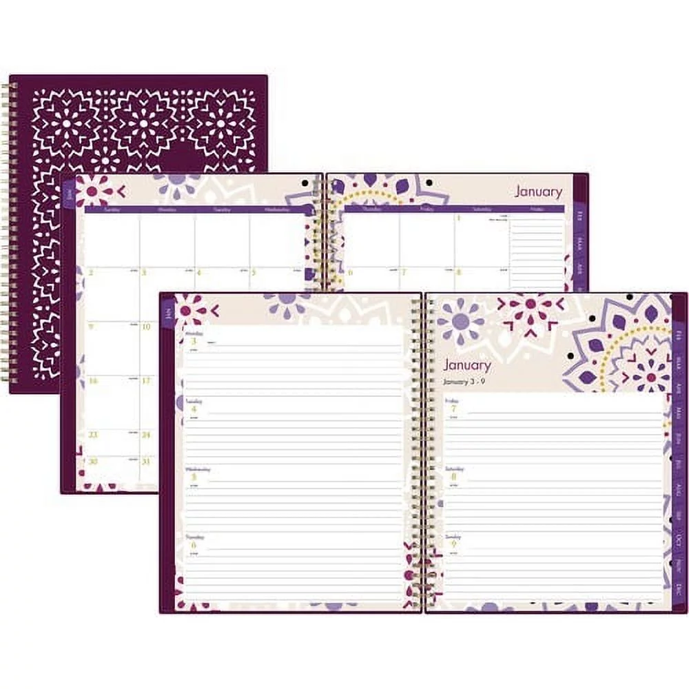 Blue Sky Gili Weekly/Monthly Planner Weekly, Monthly - 1 Year - January 2022 till December 2022 - 1 Month, 1 Week Double Page Layout - 8 1/2