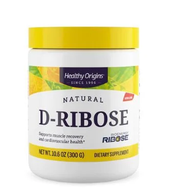 Healthy Origins Natural D-Ribose 10.6 oz Pack of 4