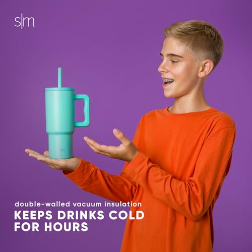 Simple Modern Harry Potter Kids 24 oz Tumbler with Handle and Silicone Straw Lid | Spill Proof and Leak Resistant | Reusable Stainless Steel Bottle | Gift Boys Girls | Trek Collection | Magical Mashup