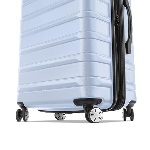 Samsonite Omni 2 Hardside Expandable Luggage with Spinner Wheels, 2-Piece Set (19/24), Lagoon Blue