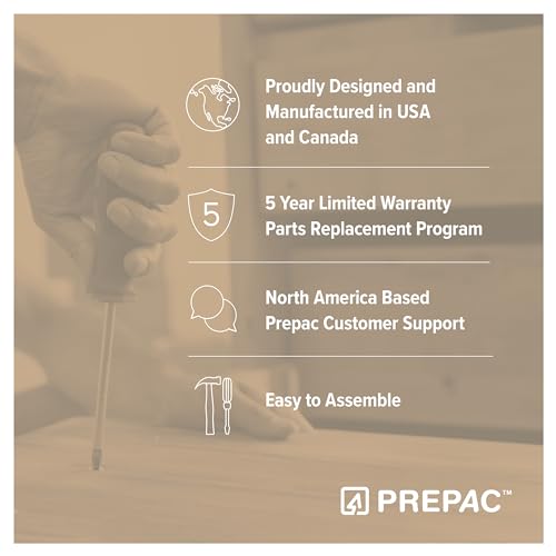 Prepac Sonoma Traditional Tall Nightstand Side Table with 3 Drawers, Functional Tall 3-Drawer Bedside Table 16