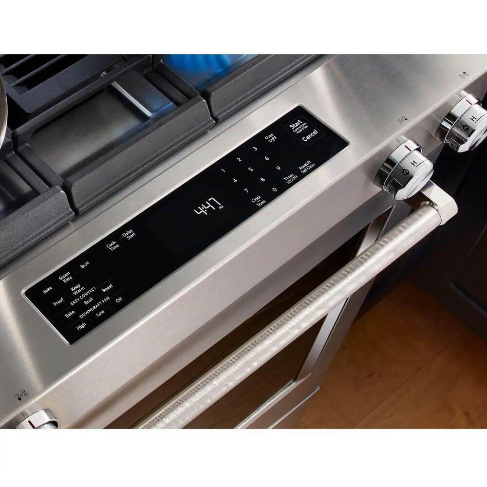 KITCHENAID KSDG950ESS  SLIDE IN GAS RANGE Stainless Steel