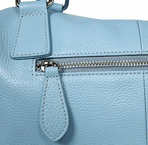 HESHE Womens Genuine Leather Handbags Purse Crossbody Satchel Tote Bags Ladies Real Leather Bags