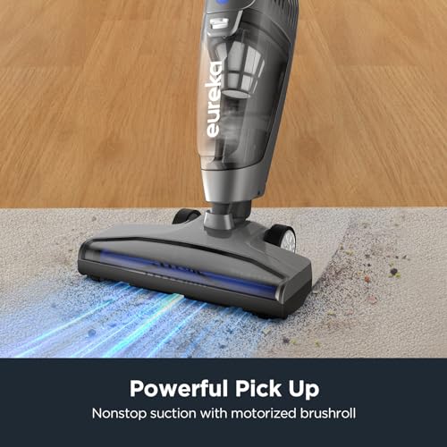 Eureka NES215A Blaze 3-in-1 Swivel Handheld & Stick Vacuum Cleaner, Blue