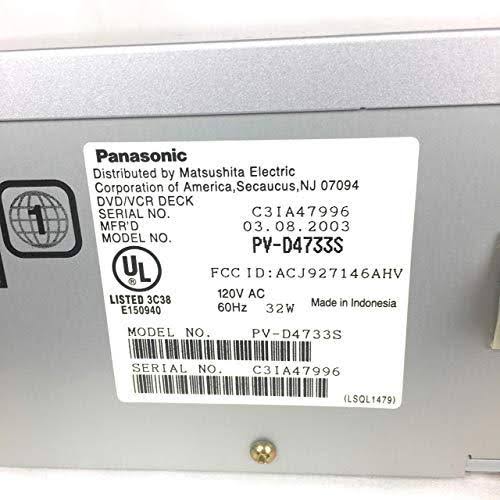 Panasonic DVD VCR Combo Player PV-D4733S