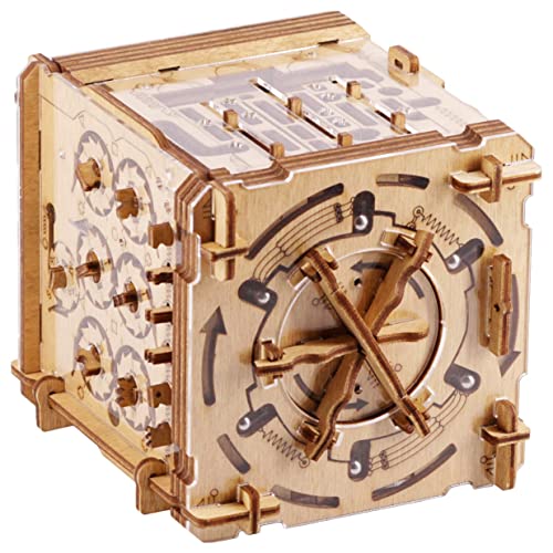 iDventure Cluebox Cambridge Labyrinth – Wooden 3D Puzzle Box – Escape Room Brain Teaser Gift – Money Puzzle Box for Adults & Men