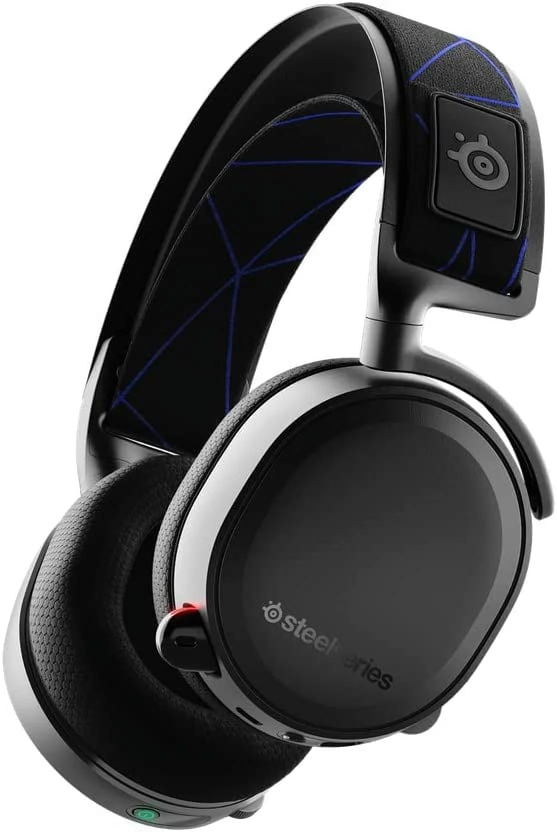 SteelSeries Arctis 7P - Headset - full size - 2.4 GHz - wireless - USB-C - black - for Google Stadia; Nintendo Switch; Sony PlayStation 4, Sony PlayStation 5