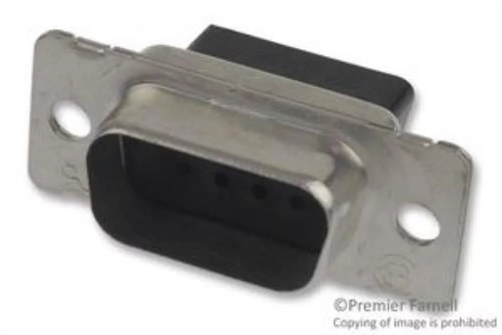 10X No.24K0976 Te Connectivity / Amp 205204-8 D Sub Shell, Plug, Size 1, Steel