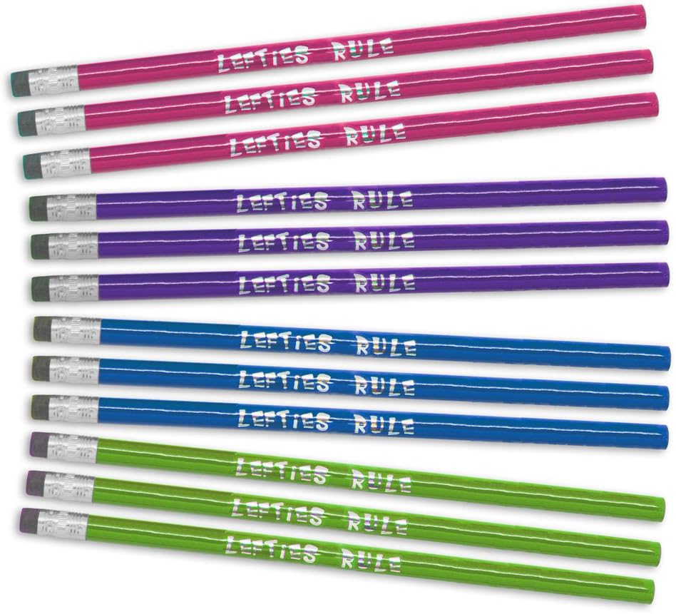 Left-Handed Lefties Rule Pencils, Set of 12