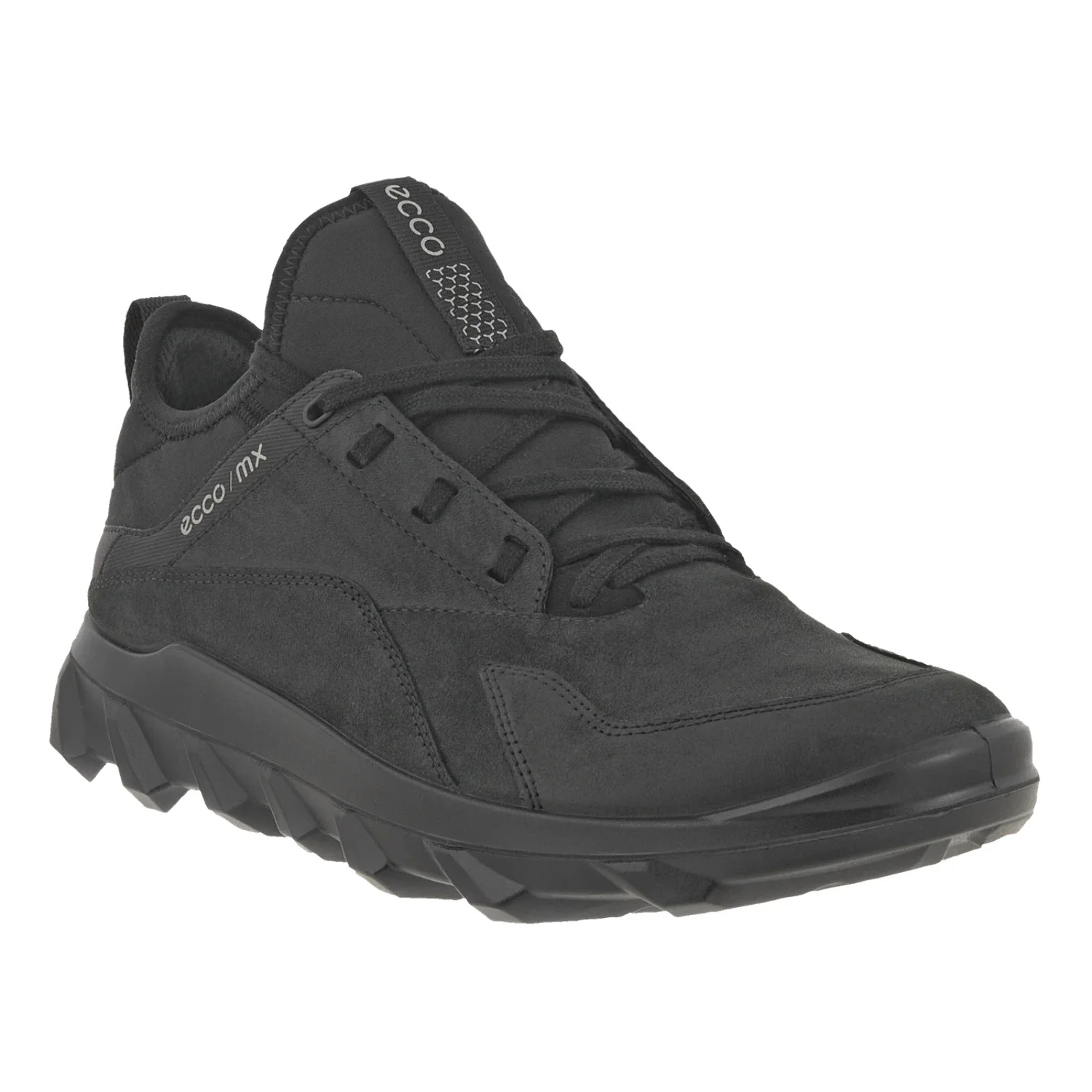 Ecco Men's MX Low Shoe in Black Oil Nubuck