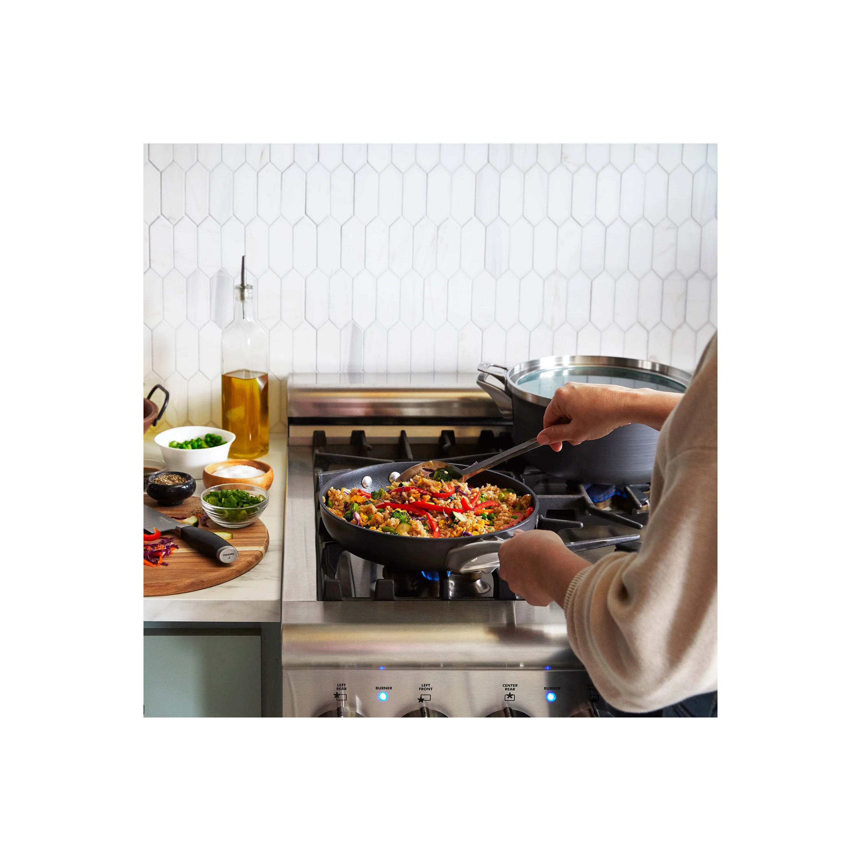 Calphalon Premier Space-Saving MineralShield Nonstick Cookware, 10-Piece Pots and Pans Set