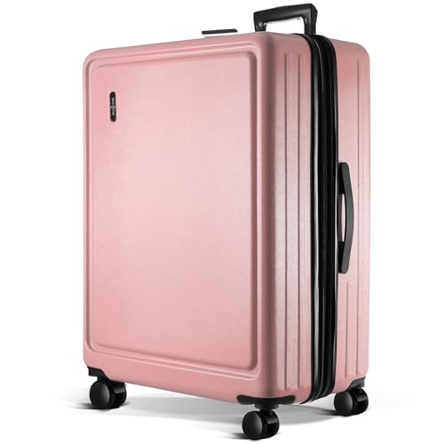 22 Inch Carry On Luggage 22x14x9 Airline Approved, Carry On Suitcase with Wheels, Hard-shell Carry-on Luggage, Durable Luggage Carry-On, Black Small Suitcase with Cosmetic Case
