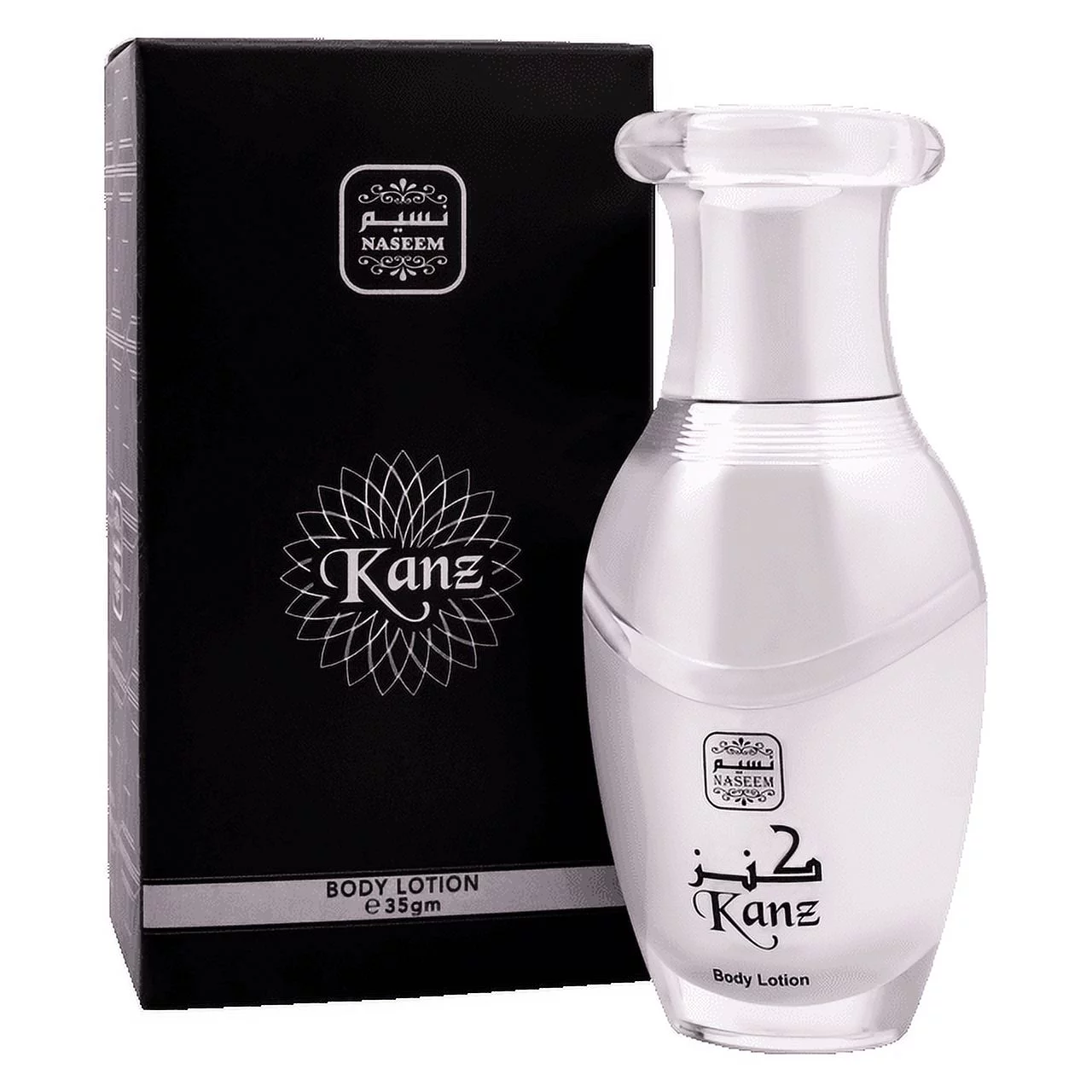 Kanz Body Lotion Rose Jasmine White Musk Amber Women Body Moisturizer by Naseem