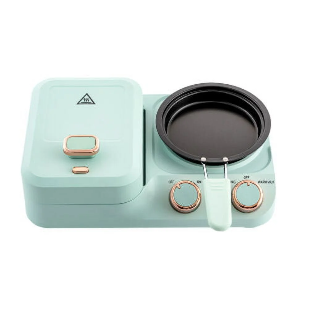 3in1 Breakfast Station Electric Mini Toaster Bread Breakfast Sandwich Maker 110V