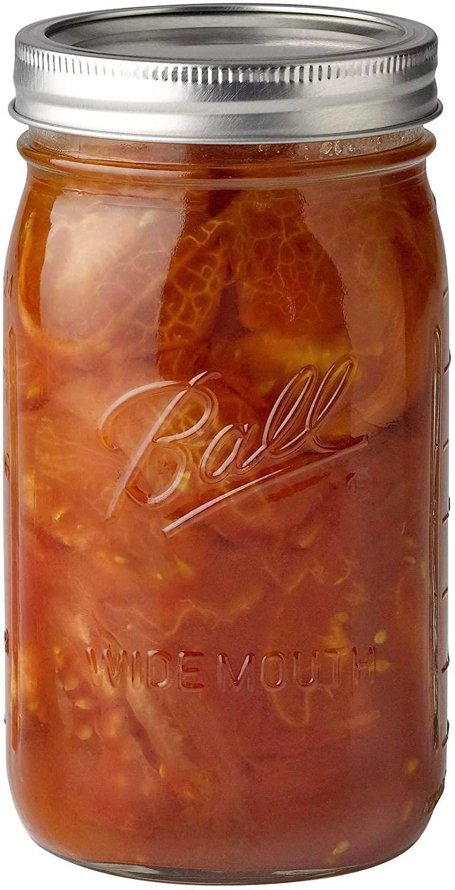 Ball Wide Mouth Quart (32 oz) Jars with Lids and Bands (3 Pack of 12)