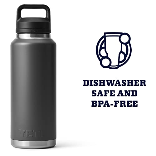 YETI Rambler 46 oz Bottle, Vacuum Insulated, Leakproof, Stainless Steel with Chug Cap