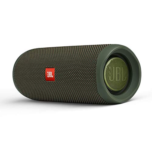 JBL Flip 5 (Black) + Bundle with divvi! Protective Hardshell Case