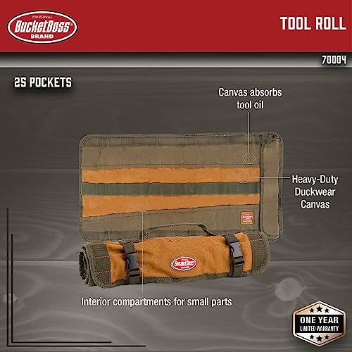Bucket Boss Gatemouth 16 Tool Bag in Brown, 60016, 15 liters(Brown)