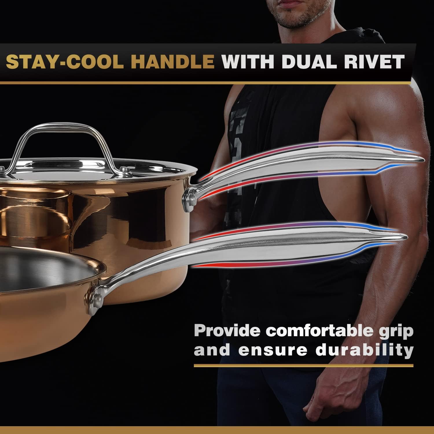 Stainless Steel Cookware Set 11pc & 10 pc