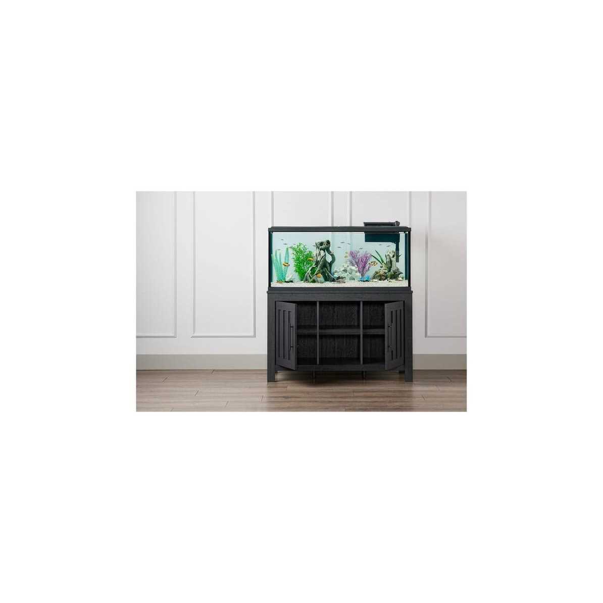 Top Fin 55-75 gal Aquarium Stand Raven Oak - Pet Supplies online store