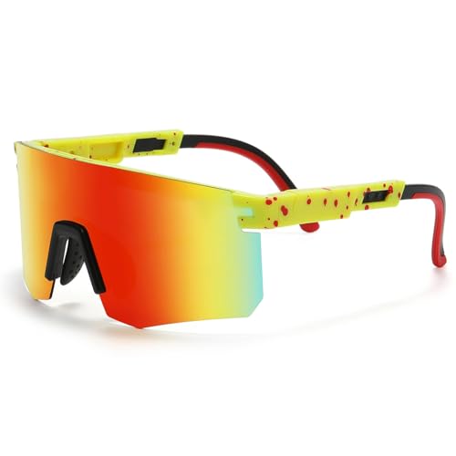 QUSBOI Kids Sunglasses Polarized Youth Baseball Sunglasses for 8-14 Boys Girls UV400 Sports Cycling Glasses