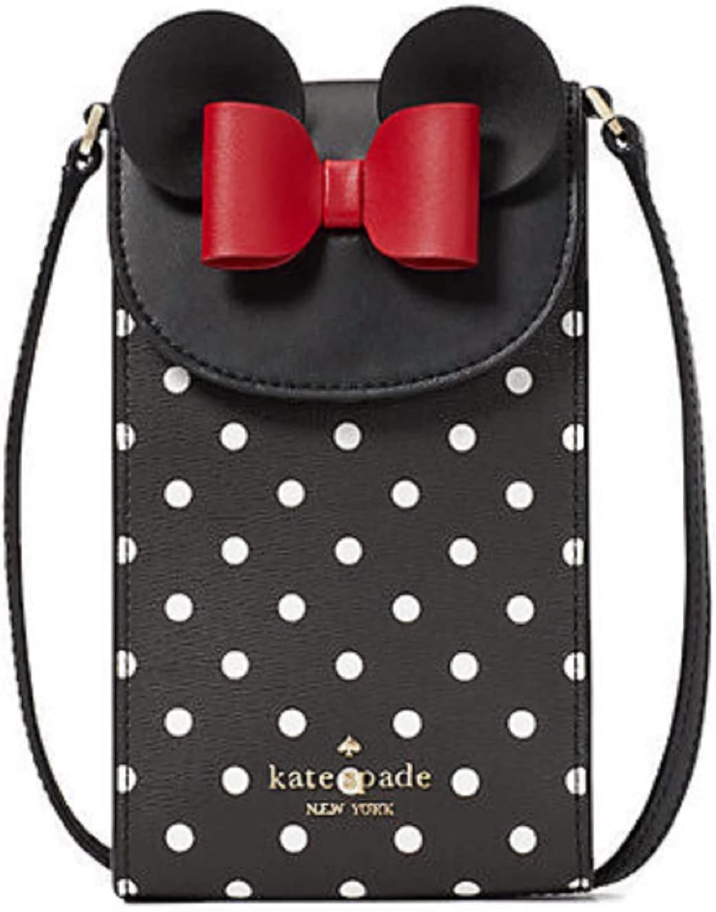 Kate Spade New York Minnie Mouse North South Flap Phone Crossbody Bag