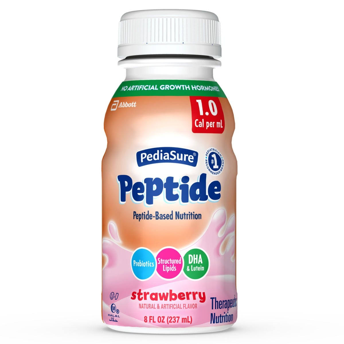 PediaSure Peptide 1.0 Strawberry 8 oz case/24