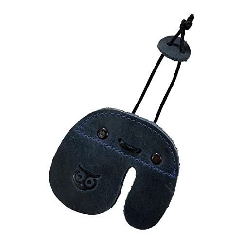 Hide & Drink, Archery Finger Tab, Protect Guard for Recurve Bows, Finger Protector, Shooting Practice Gear Sports & Outdoors, Full Grain Leather, Handmade