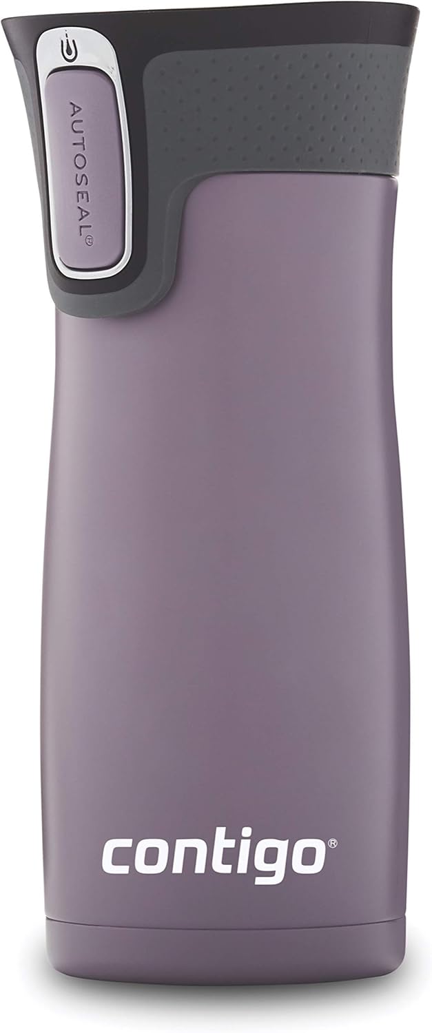 Contigo West Loop Stainless Steel Vacuum Travel Mugs with Spill-Proof Lids, 16oz