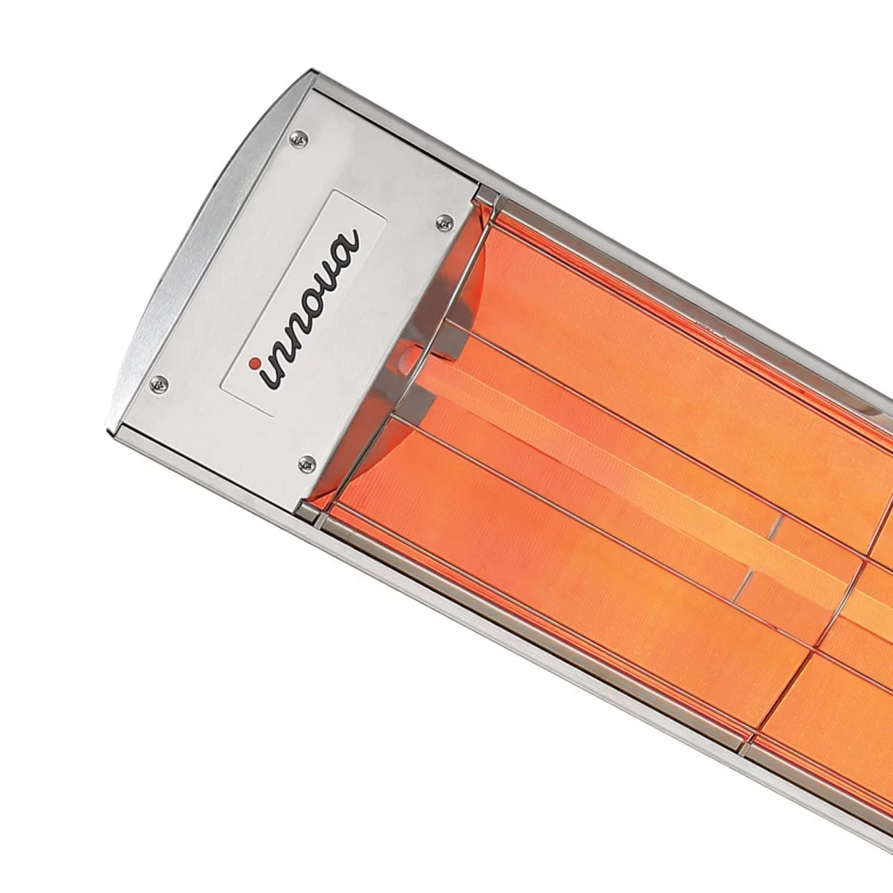 1500 Watt Electric Infrared Single Element Heater-Stainless Steel Finish-Astra Decorative Fascia Bailey Street Home 2573-Bel-4663288