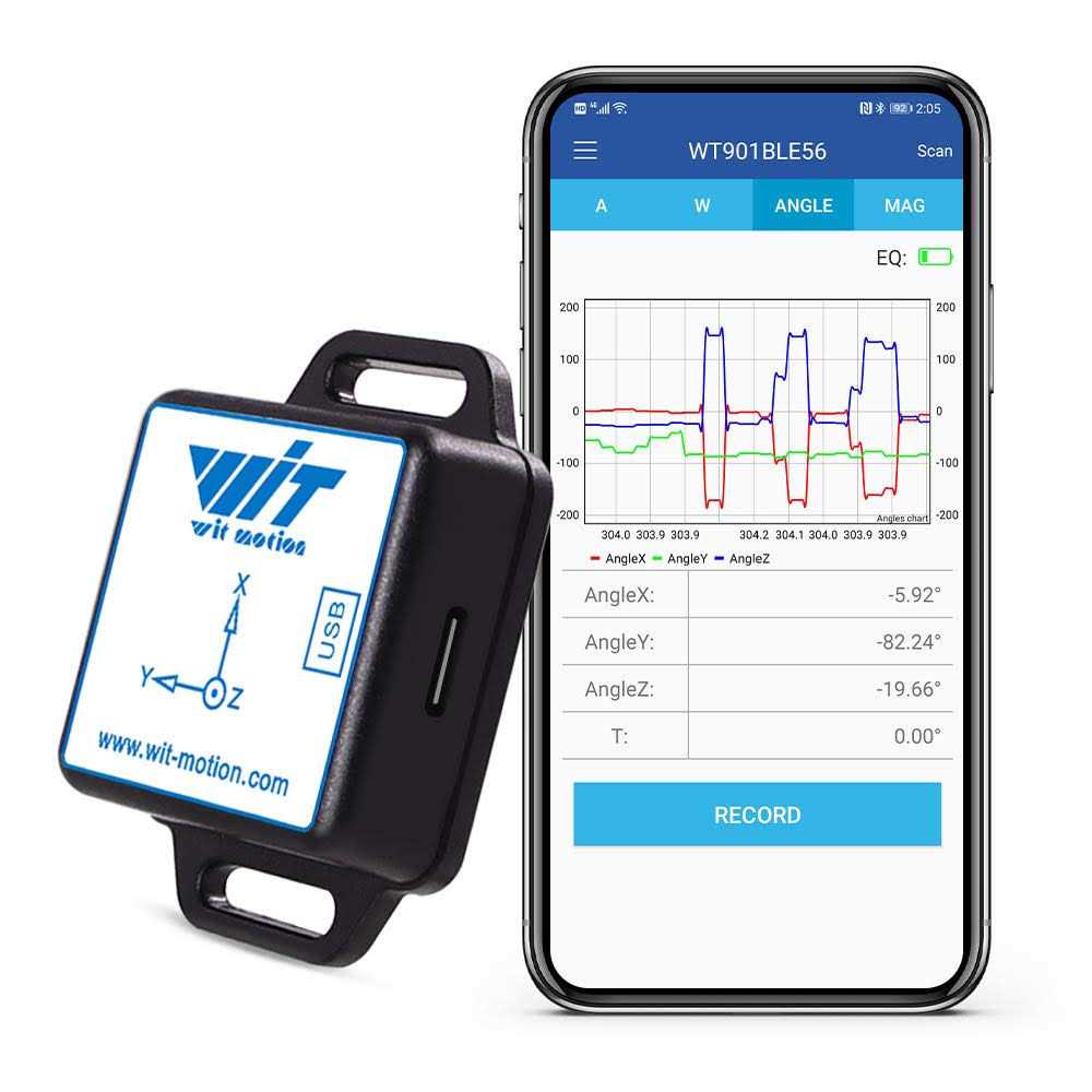 Witmotion Wt901blecl MPU9250 High-Precision 9-Axis Gyroscope+Angle+Magnetometer - Shop Hardware Tools Online Store