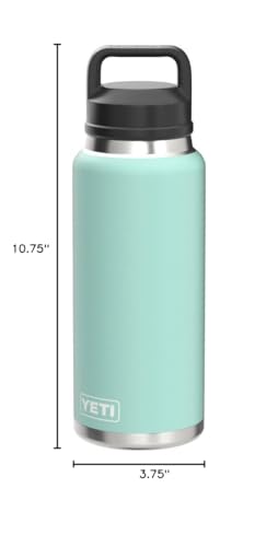 YETI Rambler 36 oz Bottle, Vacuum Insulated, Leakproof, Stainless Steel with Chug Cap