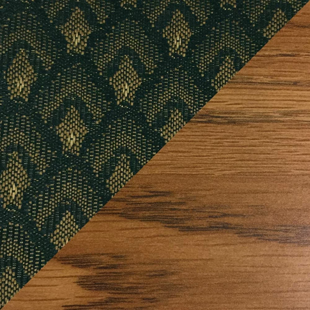 Wooden Mallet DW8-1MOAG Prairie Armless Guest Chair in Medium Oak - Arch Green