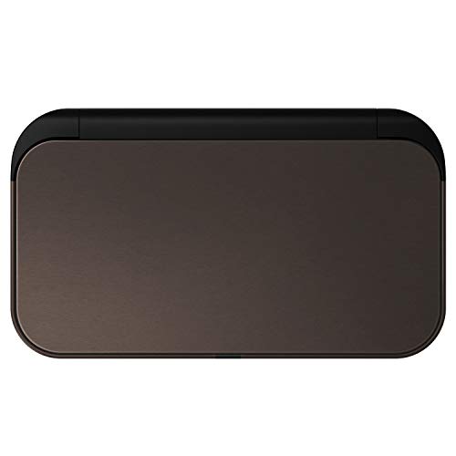 simplehuman 58 Liter / 15.3 Gallon Dual Compartment Rectangular Kitchen Recycling Trash Can with Voice and Motion Sensor, White Steel