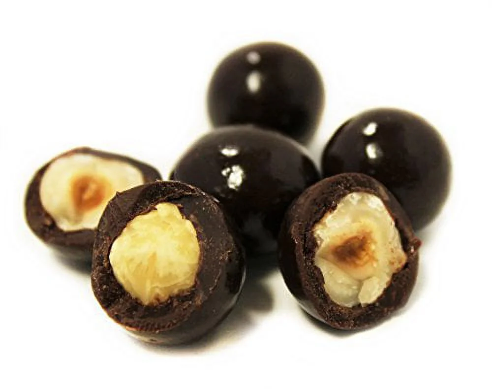 Grmet Dark Chocolate Covered Hazelnuts By Its Delish, (2 Lbs)