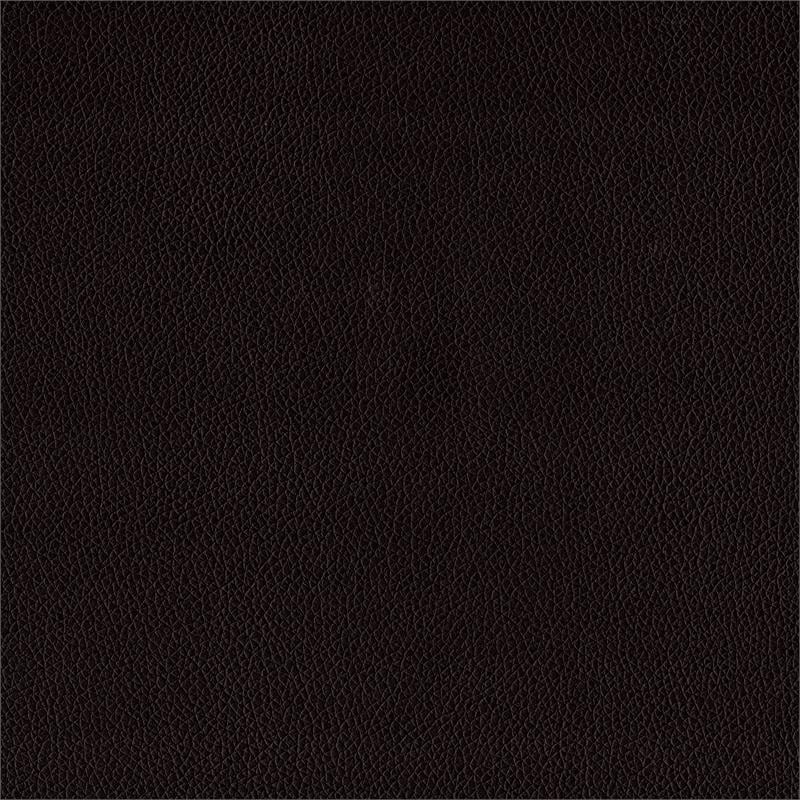 Lexicon Lorenzi Contemporary Wood and Faux Leather Twin Bed in Dark Brown