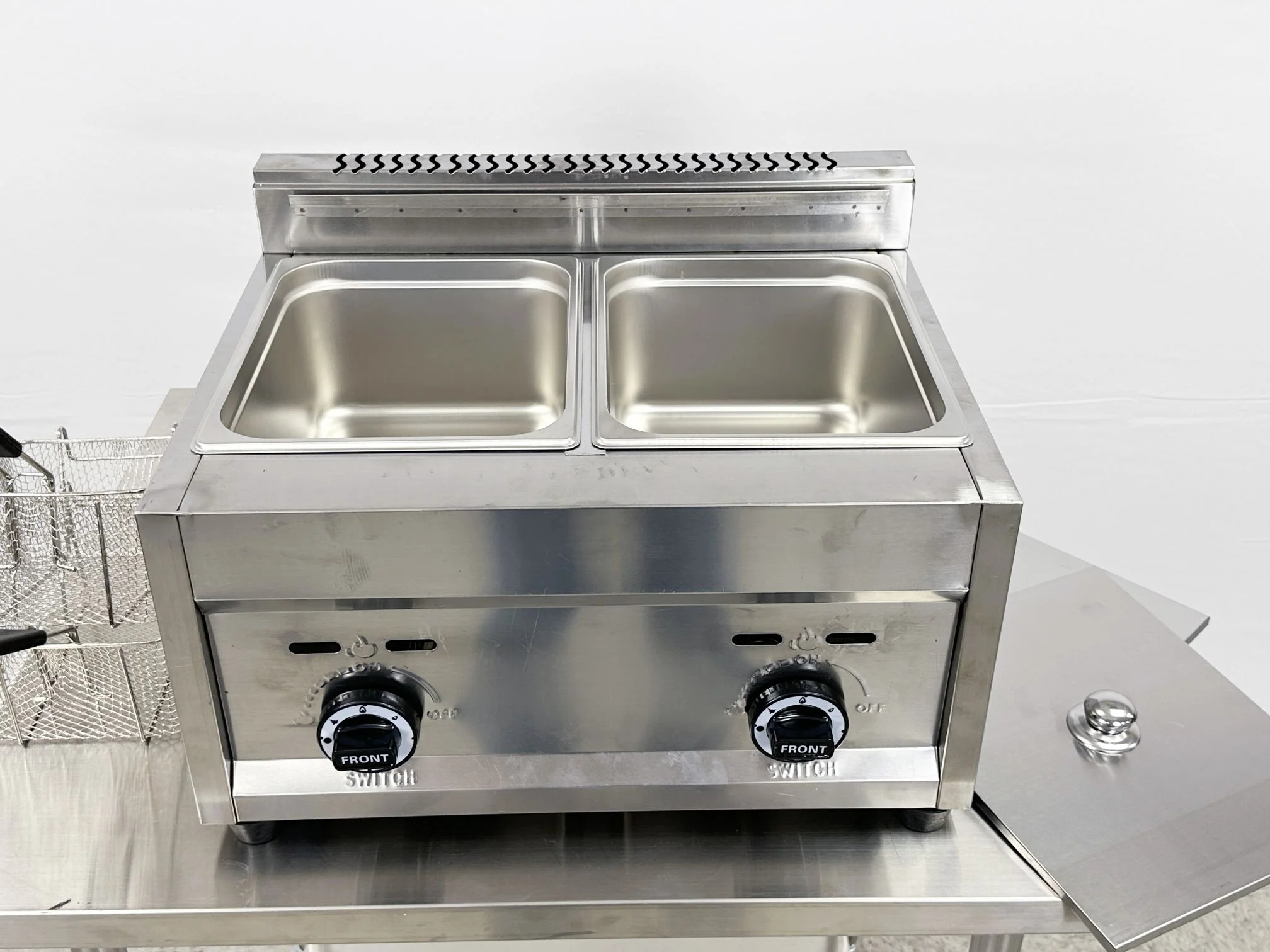 7 gallon Commercial Countertop Double Deep Fryer