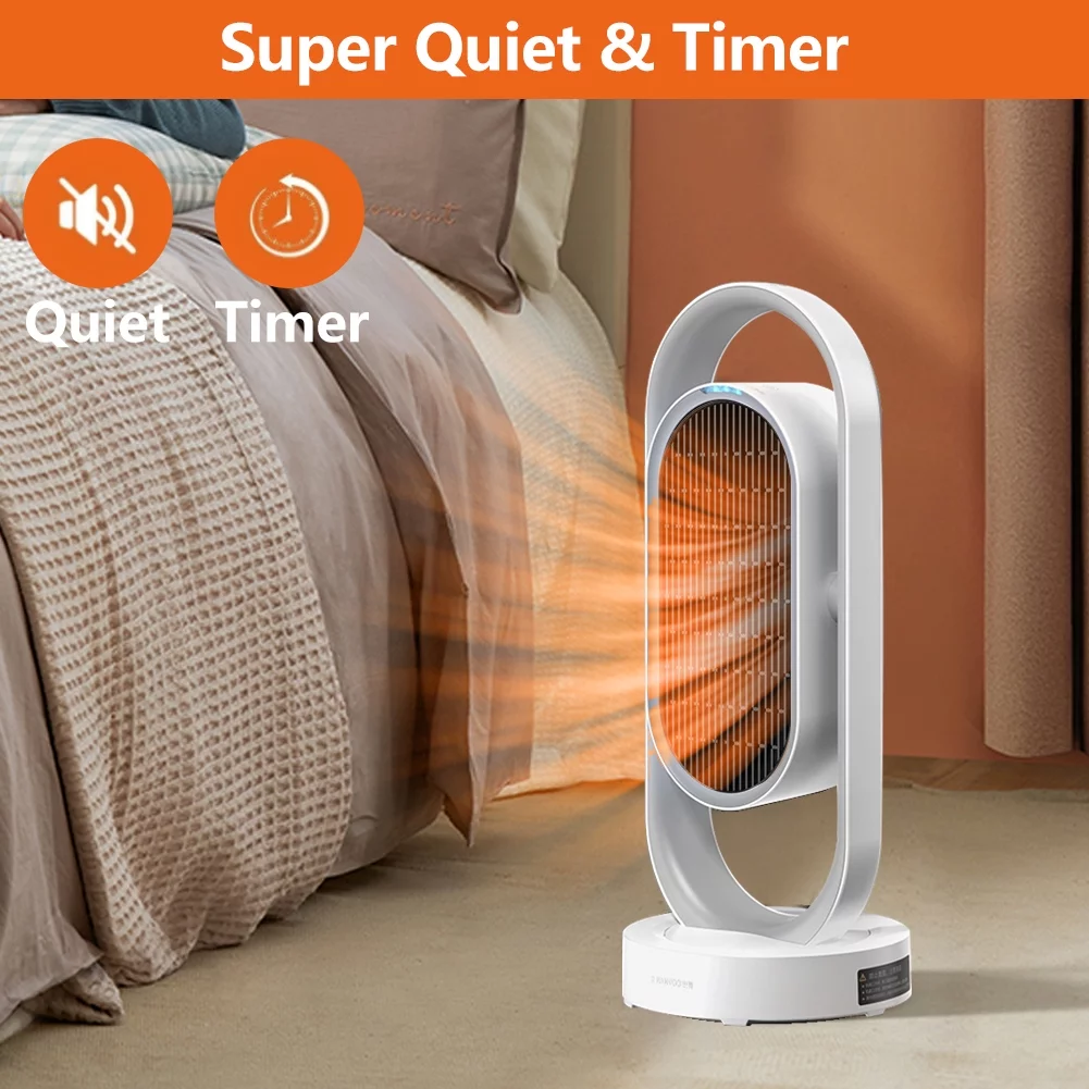 DH-QN08 1500W Oscillating Space Heater, Indoor Heater, Corded Electric