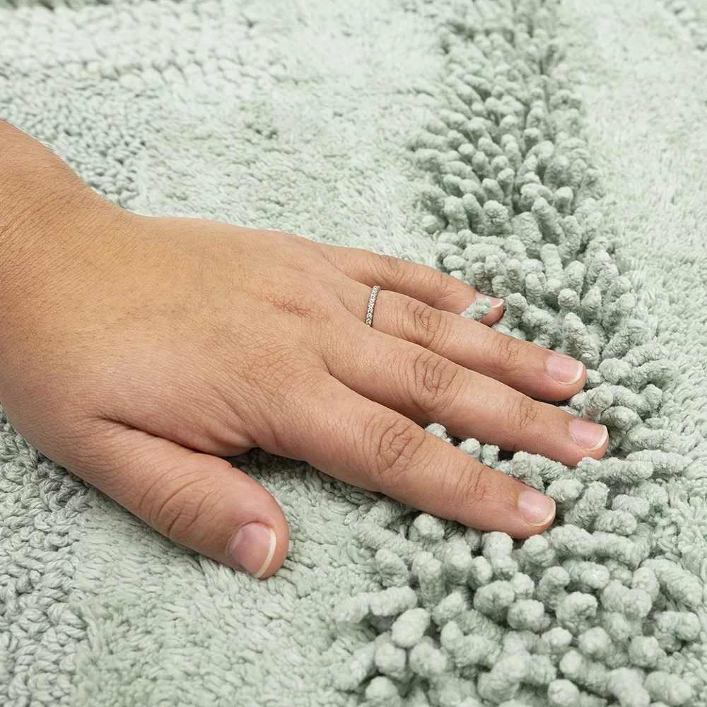 Mohawk Home Composition Cotton Bath Mat, Seaglass, 2' x 5'