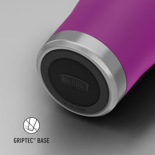 THERMOS ICON SERIES, Stainless Steel Cold Tumbler with Slide Lock, 24 Ounce, Sandstone