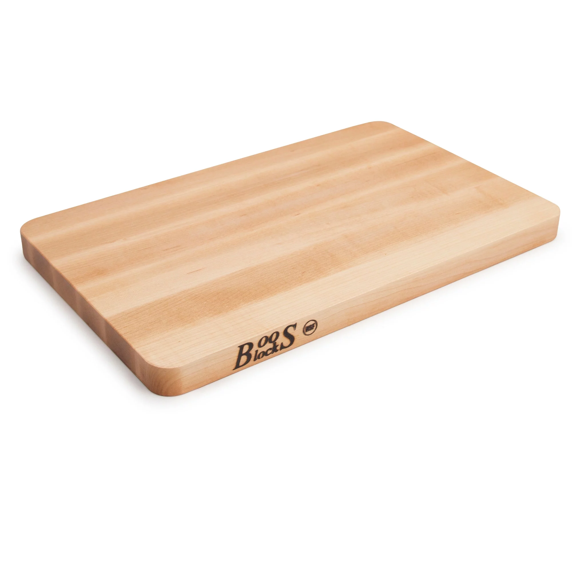 John Boos Chop N Slice Maple Wood Edge Grain Cutting Board, 16
