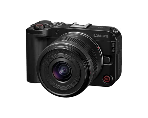 Canon EOS R50 V with RF-S14-30mm F4-6.3 is STM PTZ Lens, APS-C Mirrorless Interchangeable Lens Hybrid Camera, Ultra-Wide Angle Zoom Lens, Vertical Video, Vlogging, Live-Streaming, Content Creation