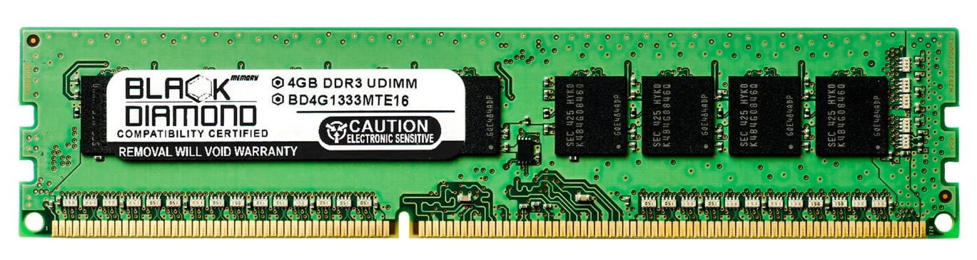 4GB RAM Memory for Asus Servers RS700DA-E6/PS4 Black Diamond Memory Module DDR3 ECC UDIMM 240pin PC3-10600 1333MHz Upgrade
