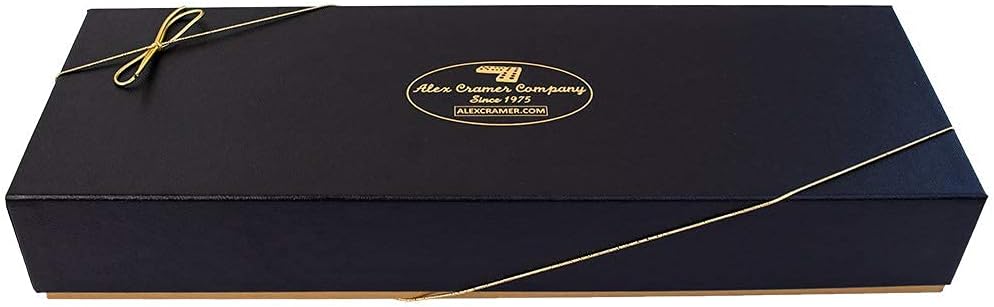 Le Club Luxury Domino Set with Handcrafted Walnut Case and Cribbage / Counter Top - Tournament Quality 28 Indestructible (Domino Set with Brass Plate)