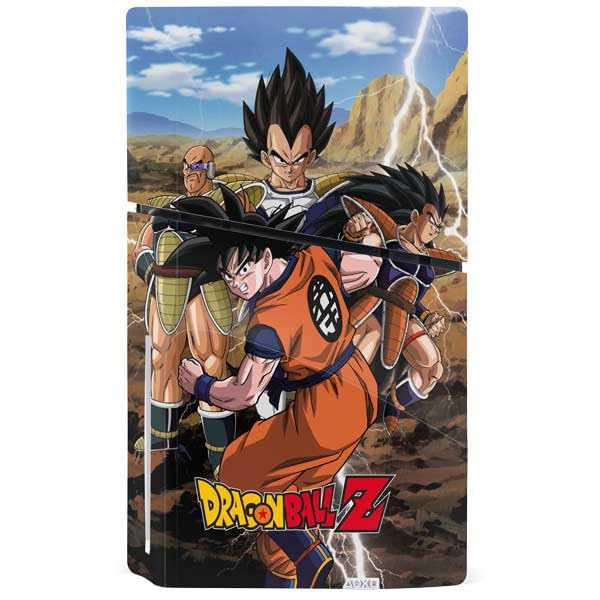 Skinit Decal Gaming Skin Compatible with PS5 Slim Disk Console - Officially Licensed Dragon Ball Z Goku Iconic Kanji Symbol Design