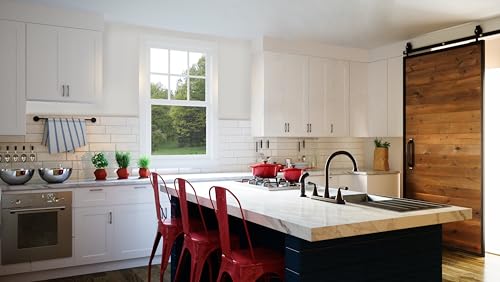 Brookings Shaker Unassembled Bridge Wall Kitchen Cabinet W3018, 30 W x 12 D x 18 H, Painted White with Sherwin Williams®, Solid Wood – Design House, 561662