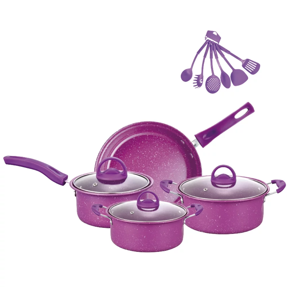 Anself Non-Stick 13 Piece Kitchenware Pots & Pans Non-Stick Cookware Set Cookware Gifts for Friends and Family