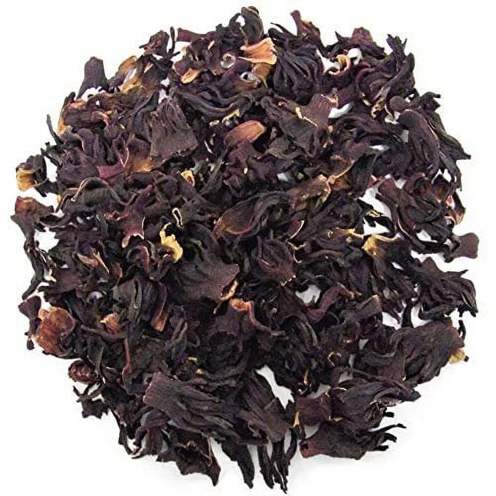 Premium Dried Hibiscus Flower Tea Leaves by It's Delish, 2 LBS Bulk  100% Natural Cut & Pure Sifted Fresh for Tea & Drinks  Quality Herbal Leaf Rich Flavor