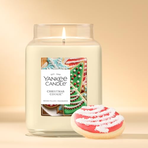 Yankee Candle Sparkling Cinnamon, Christmas Scented Candle, 22oz Large Jar with up to 150 Hour Burn Time, Giftable